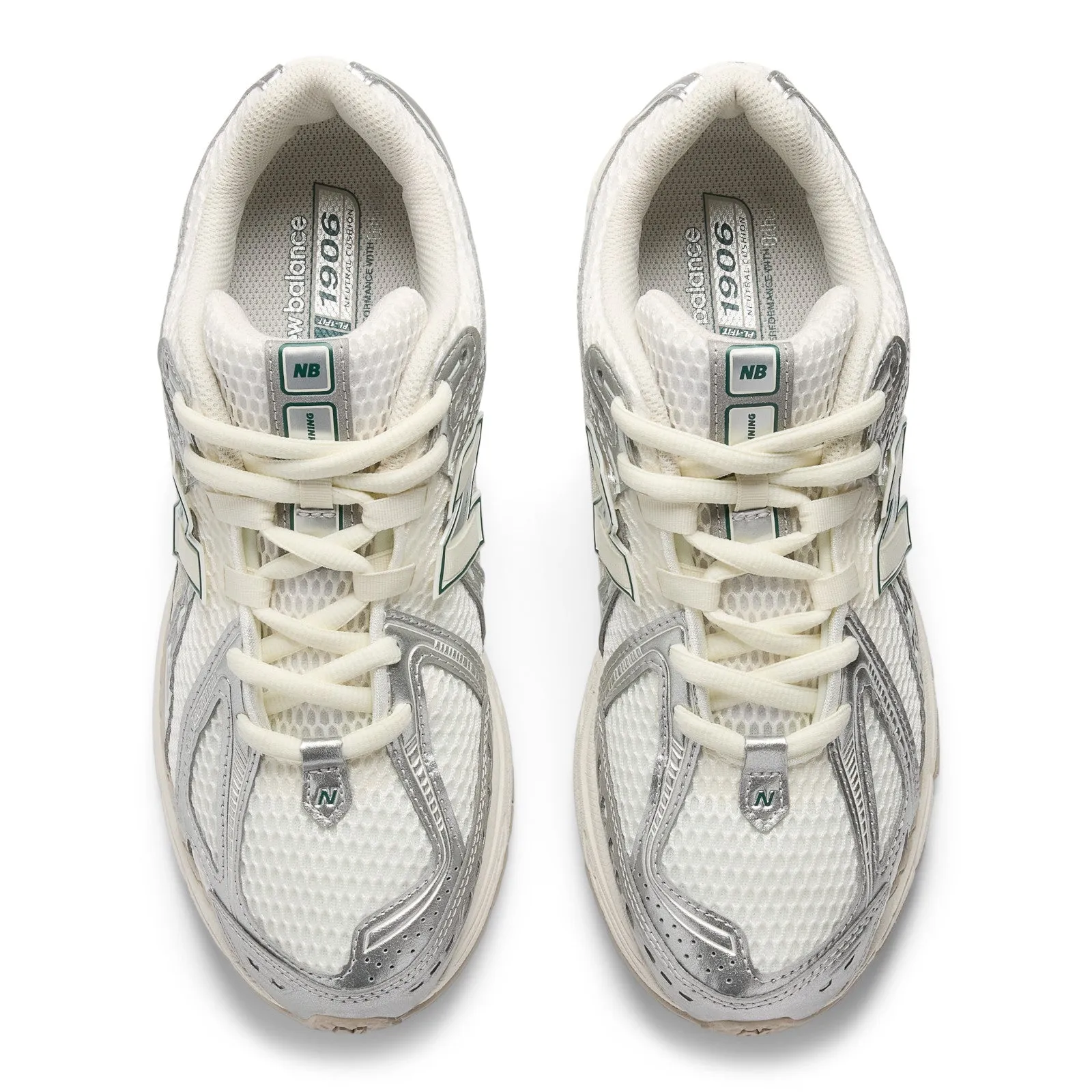 1906R 'Metallic Silver Sea Salt' Sweat Resistant Anti Slip Tread Design