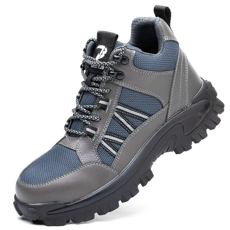 2021 Male Work Boots Indestructible Safety Shoes Men Steel Toe Shoes Puncture-Proof Work Sneakers Male Shoes Adult Work Shoes