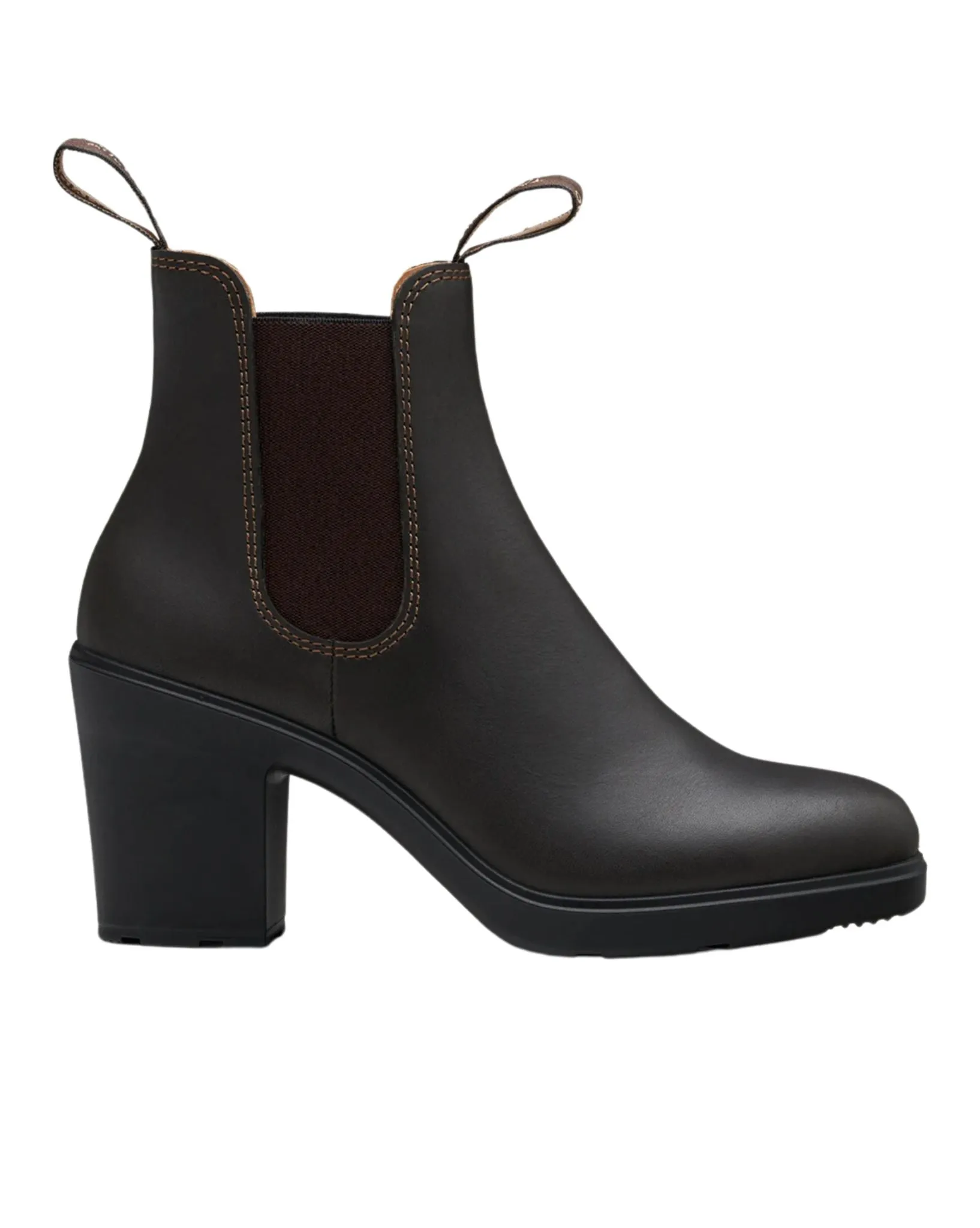 2366 Elastic Sided Heel Boot - Brown