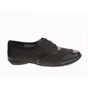 24 Hrs 22251 Black Lace Up Shoes