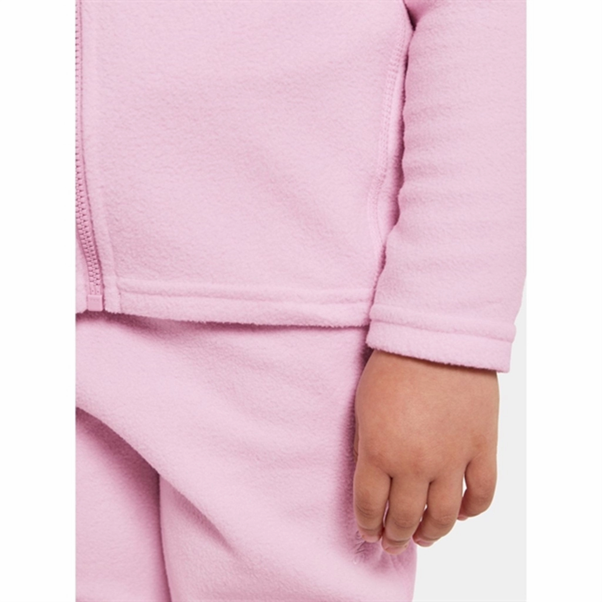 Glossy Finish Didriksons Orchid Pink Monte Kids Fleece Cardigan