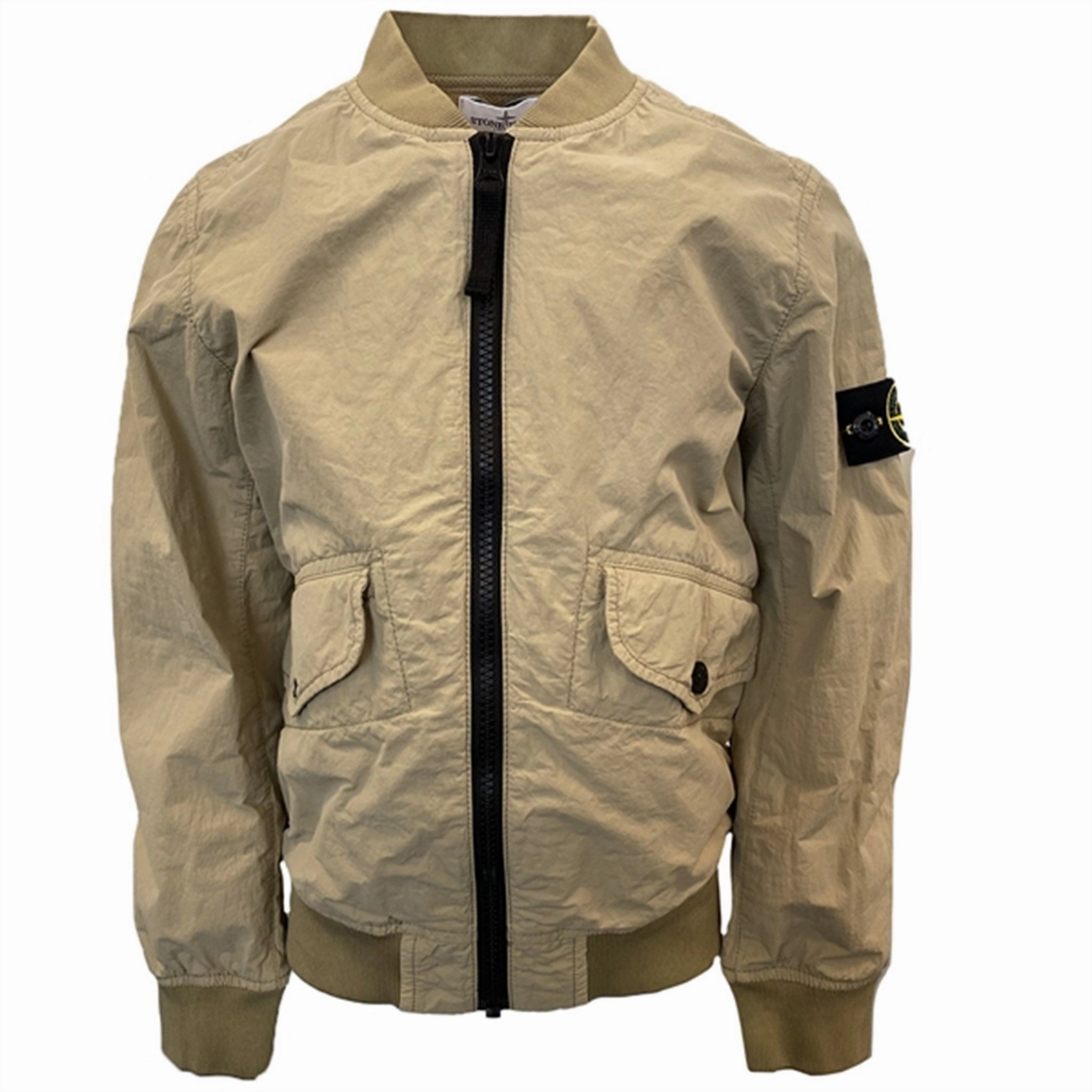 Sun Protective Fabric Stone Island Junior Jacket Sand