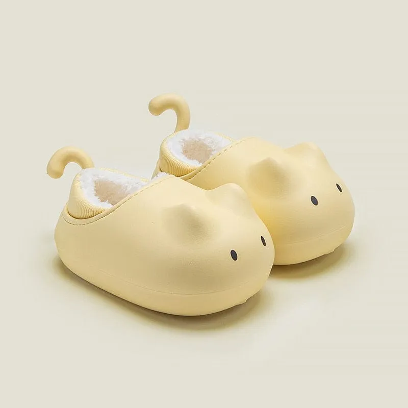 3D Cat Kids Slippers