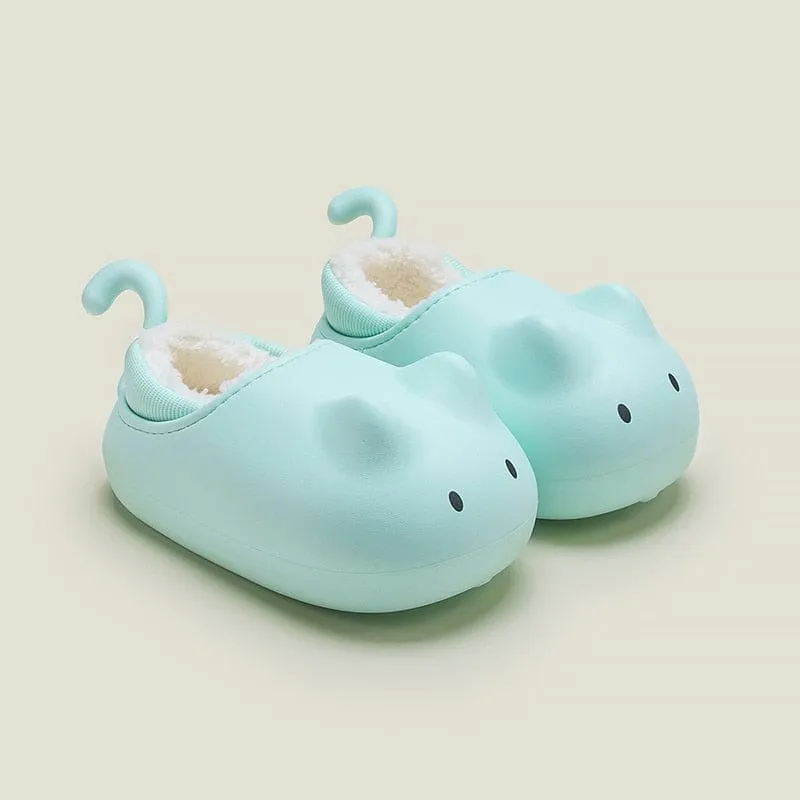 3D Cat Kids Slippers