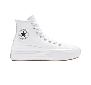 race shoes humid - climate running shoes Converse scarpa sneakers alta da donna in pelle con zeppa Chuck Taylor Star Move A04295C bianco