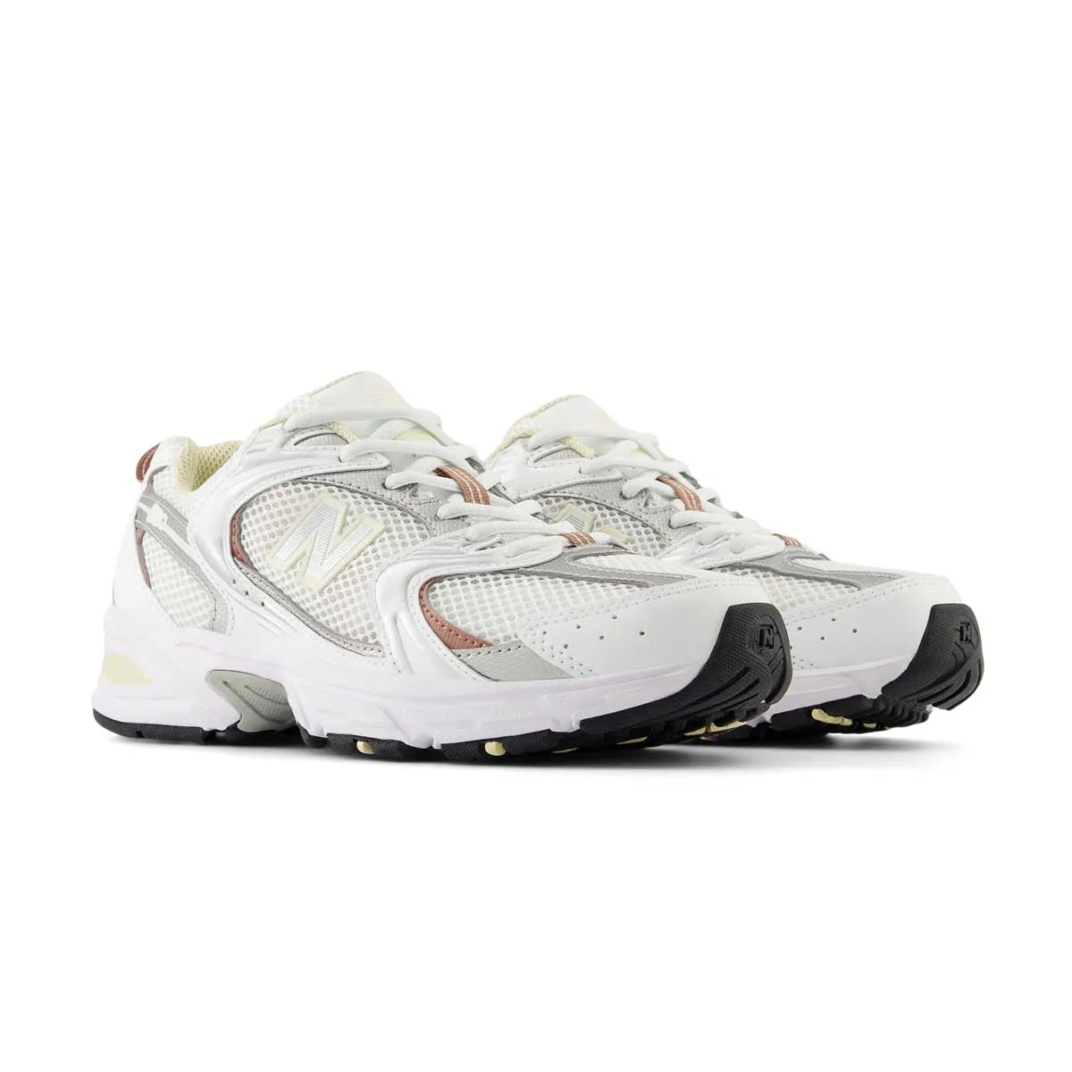 530 'White Silver Metallic Calcium' Dual Layer Soft Balance