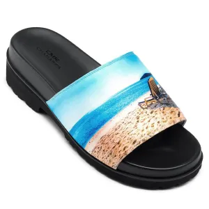 6 CM / 2.36 Inches CMR CHAMARIPA Elevator Shoes - Elevate Your Beachside Style with Men's Height-Boosting Sandals - 2.36 Inch Elevated Slides