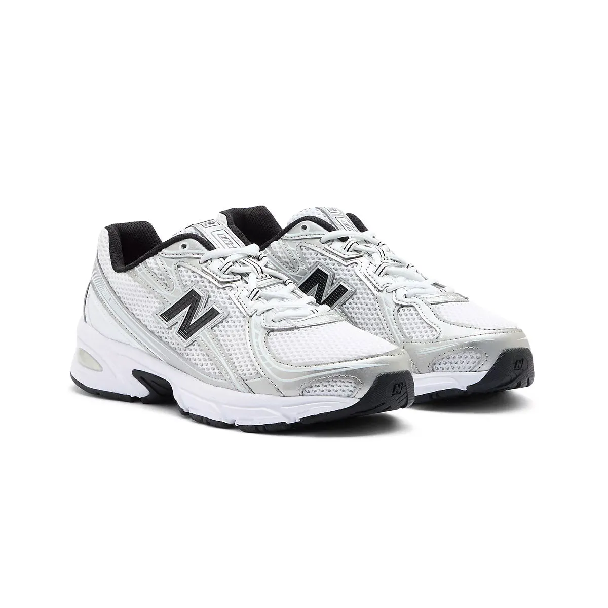 Bounce Sole Comfortable Arch Area 740 'White Silver Metallic'