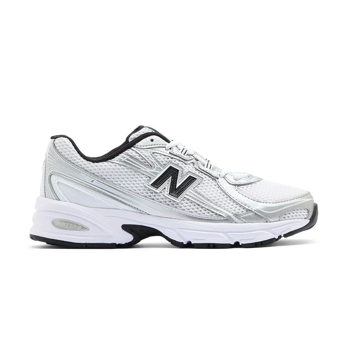 740 'White Silver Metallic' SlipOnStyle clean look