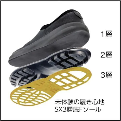 シモン　安全靴　短靴　ＷＳ１１黒静電靴　２３．５ｃｍ