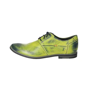 Abis Formal Lace Ups Leather Green Colour For Men