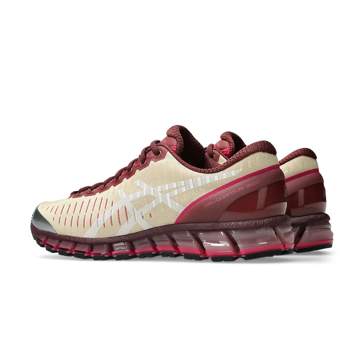   Above The Clouds GEL-Quantum 360 I 'Soft Yellow Brisket Red' Hygroscopic Insole Layer Walk Comfort