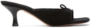 Abra Black Sport Heeled Sandals