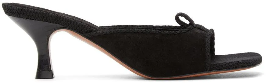 Abra Black Sport Heeled Sandals