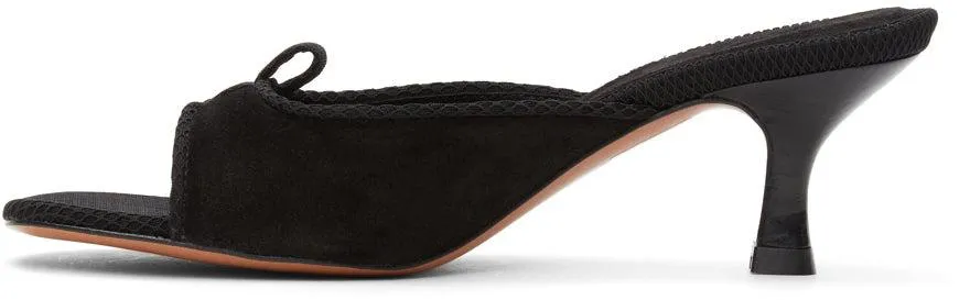 Abra Black Sport Heeled Sandals