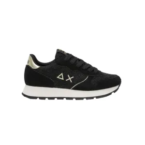 narrow - toe - box shoes Easy - access Sun68 scarpa sneakers da donna Ally Glitter Textile Z44204 11 nero