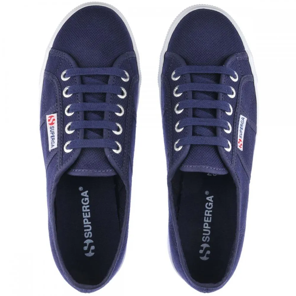 Superga sneakers con zeppa da donna 2790 Cotw Up and Dowd S0001L0 933 blu Easy - Maintenance