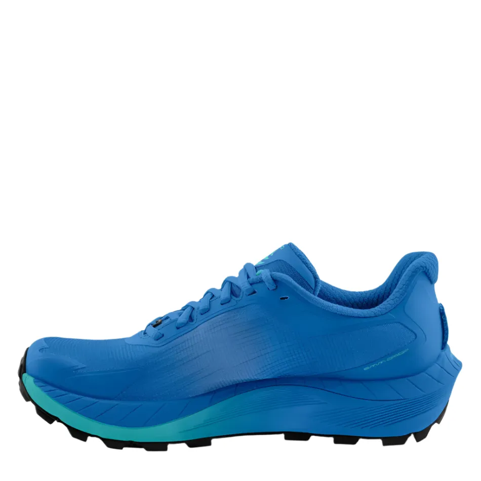 Topo Women's MTN Racer 4 Trail Running Shoes in Blue AW25 Soft Entry Thermal Regulating Fabric