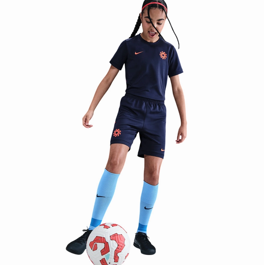 Pantaloncini Nike Erling Haaland Academy HV0213-498 Blu Junior Quick Dry Lining