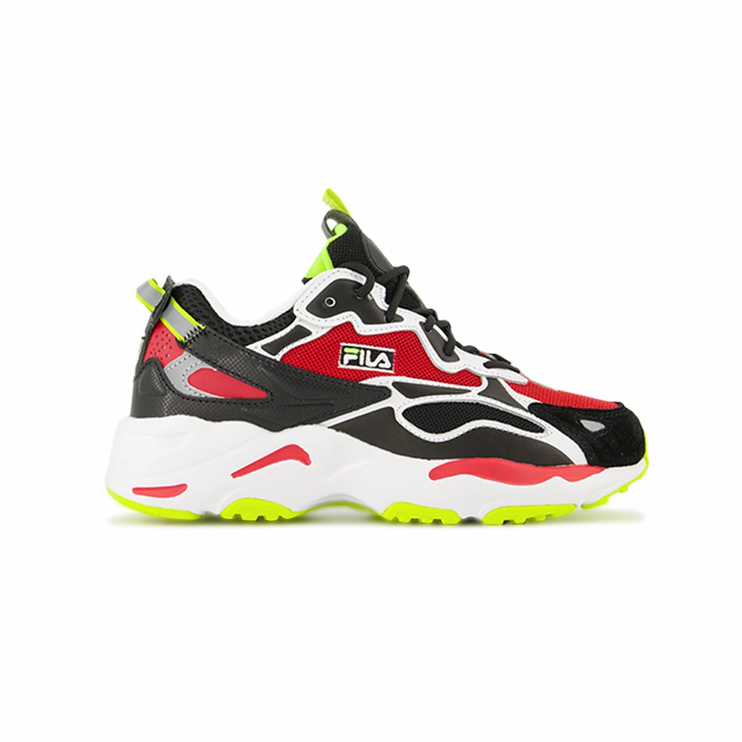 Elastic Gusseted Tongue Neutral Footbed FILA - Kids' (Junior) Ray Tracer Apex Shoes (3RM02001 606)