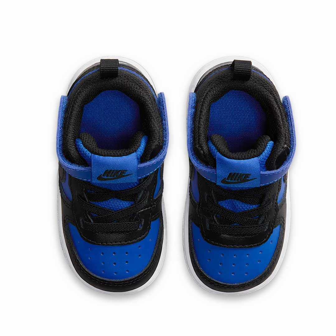 Nike - Kids' (Infant) Court Borough Mid 2 Shoes (CD7784 404) Reinforced Eyelet Durability