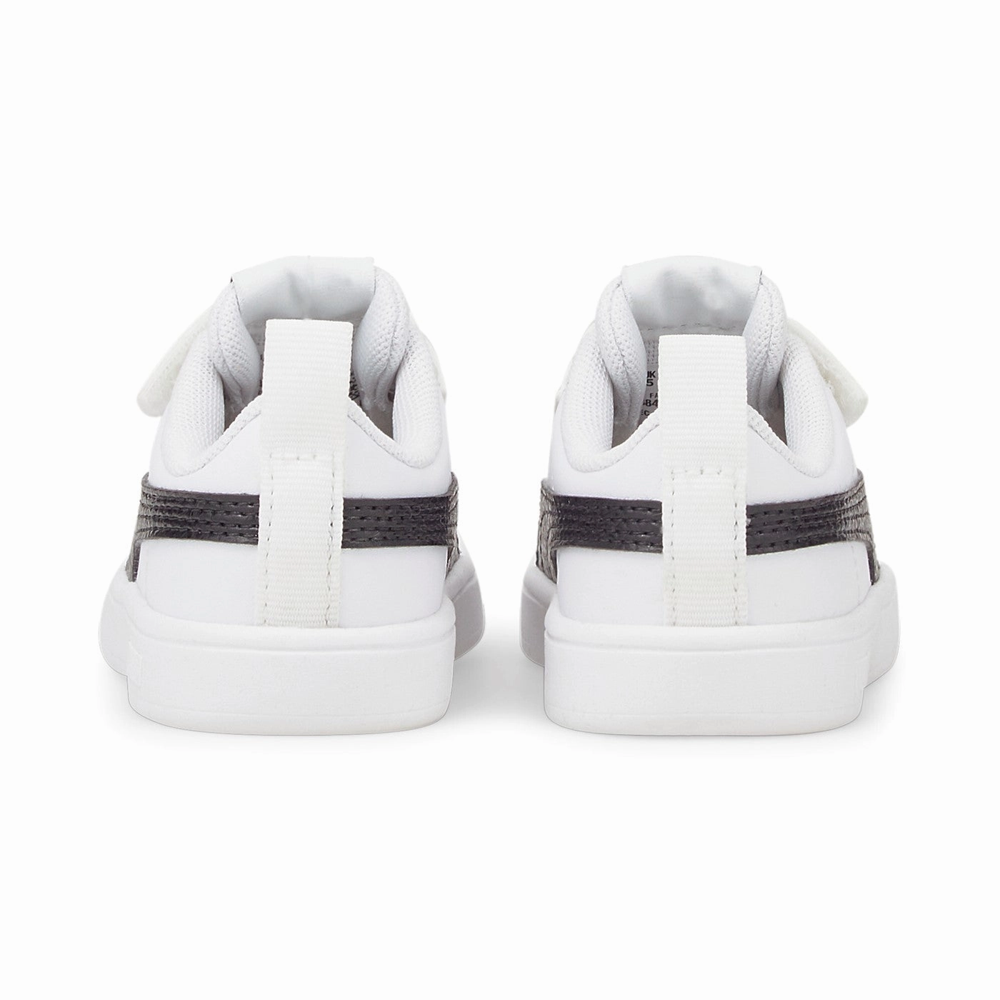 vented shoes Puma scarpa Sneakers da bambino con velcro Rickie AC   Inf 384314 03 bianco-nero