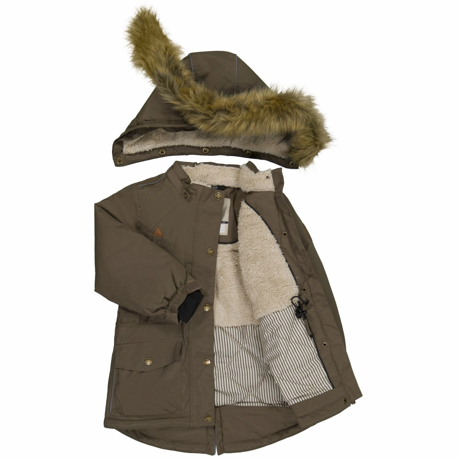 Thermo Regulating Mikk-Line Chocolate Chip Twill Nylon Parca
