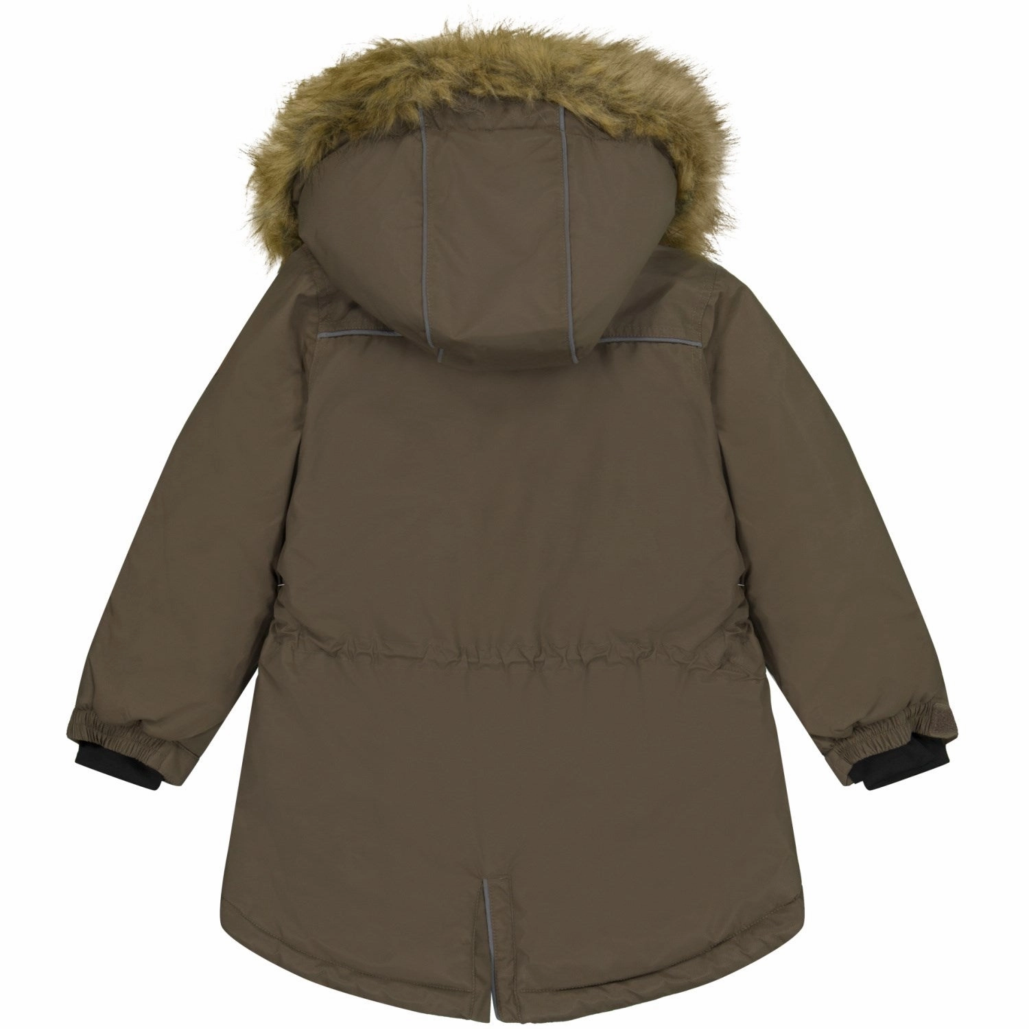 Multi Pocket Design Mikk-Line Chocolate Chip Twill Nylon Parca