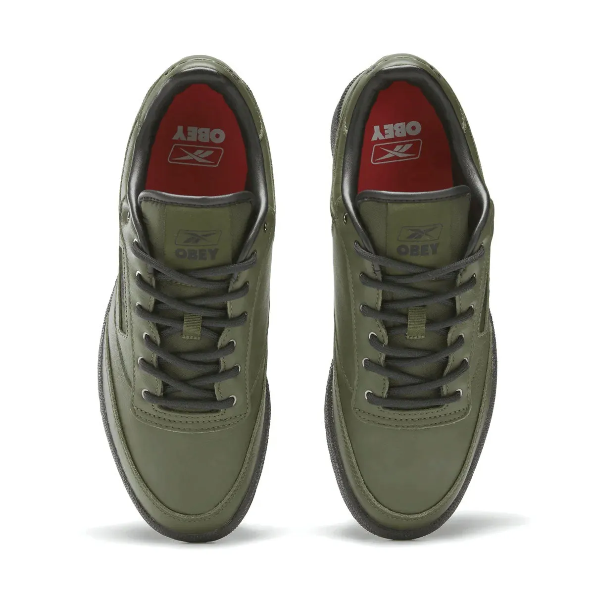 Padded Edge perforated panels   OBEY Club C 85 'Green Black Red'