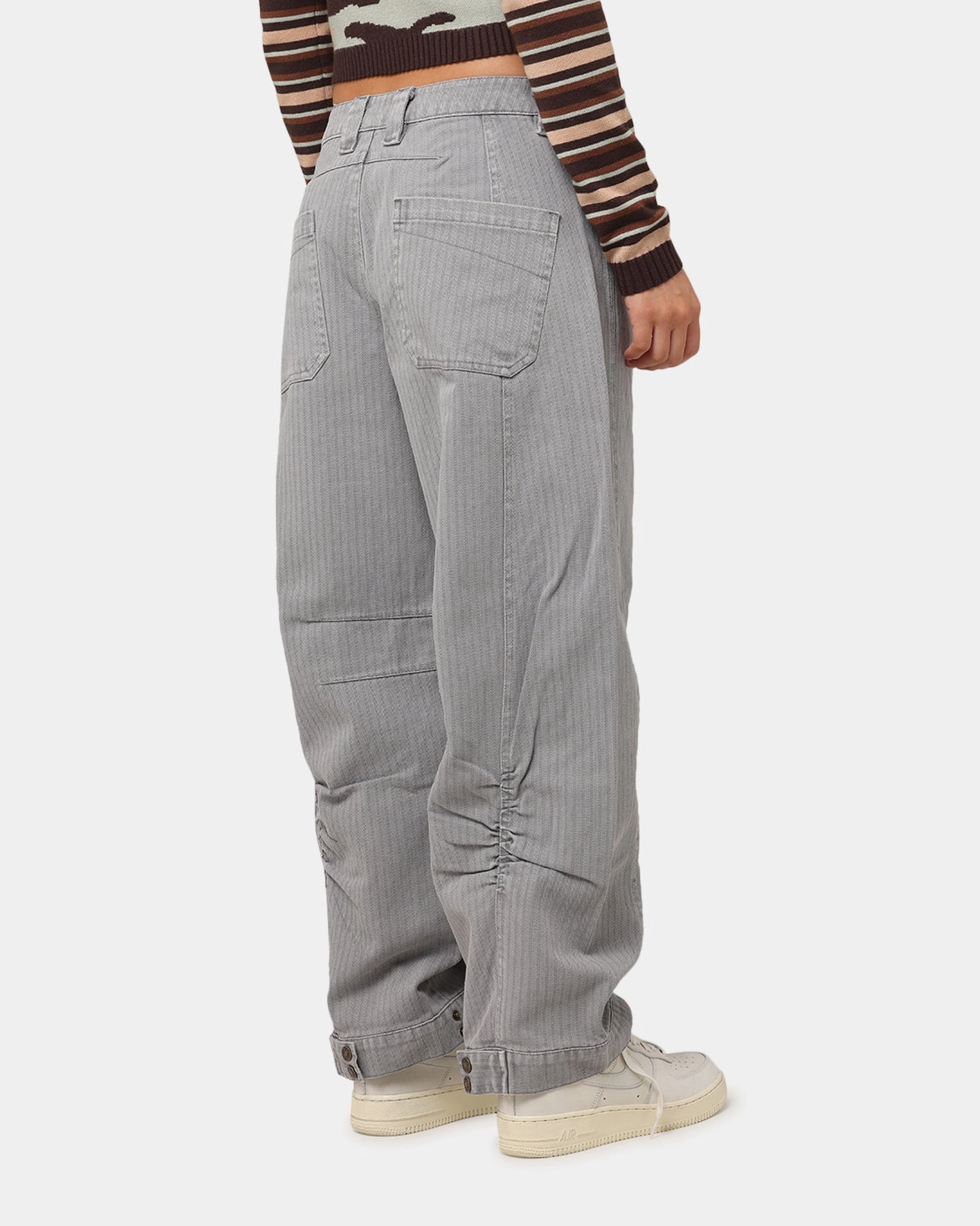 XXIII Women's Barrel Leg Pant Slate Tear Resistant Design Comfortable Cut