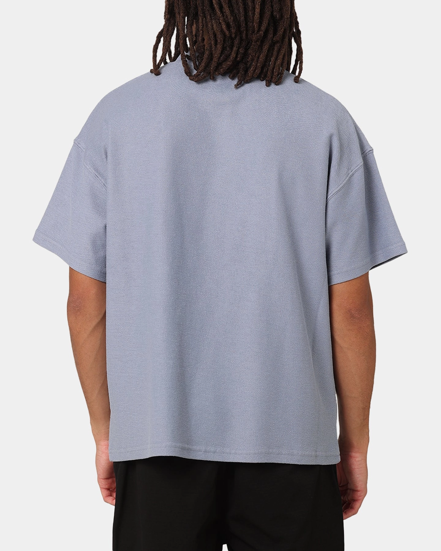 Carre Terry Oversized T-Shirt Blue SustainableManufacturing Comfortable Design
