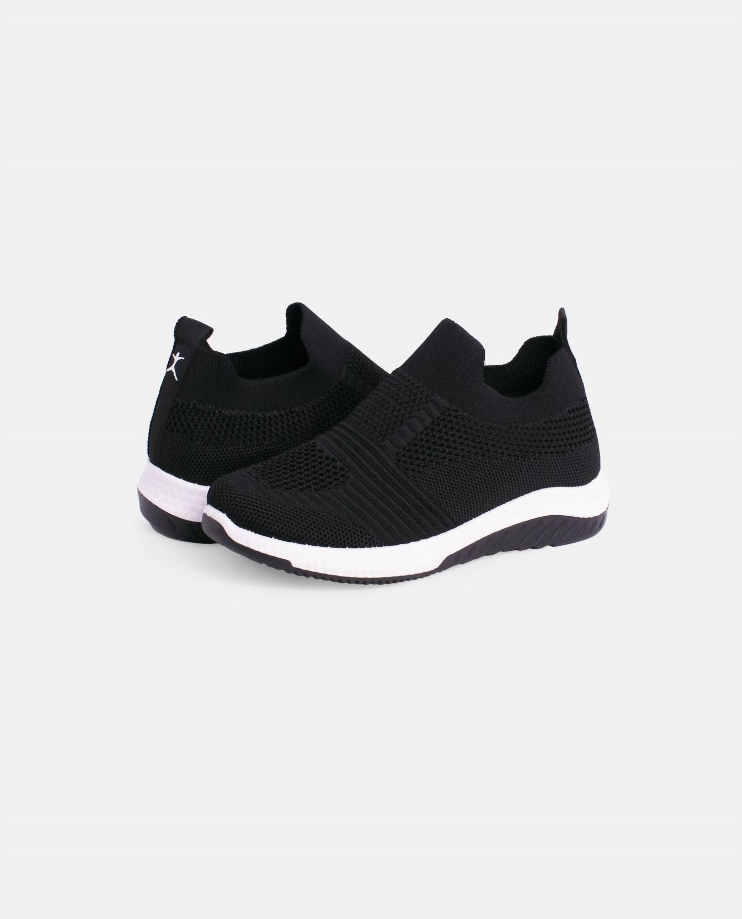 Layered cushioning Girls Cheerful Slip On Sneaker In Black