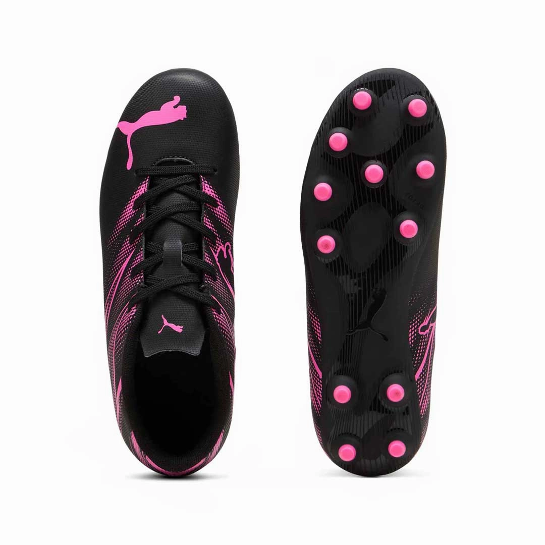 Cushioned Footbed Puma - Kids' (Preschool) Attacanto Firm/Artificial Ground Soccer Cleats (107480 06)