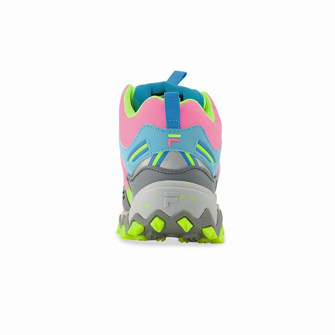 Rubberized Finish FILA - Kids' (Junior) Oakmont TR Mid Top Shoes (3JM01686 718)