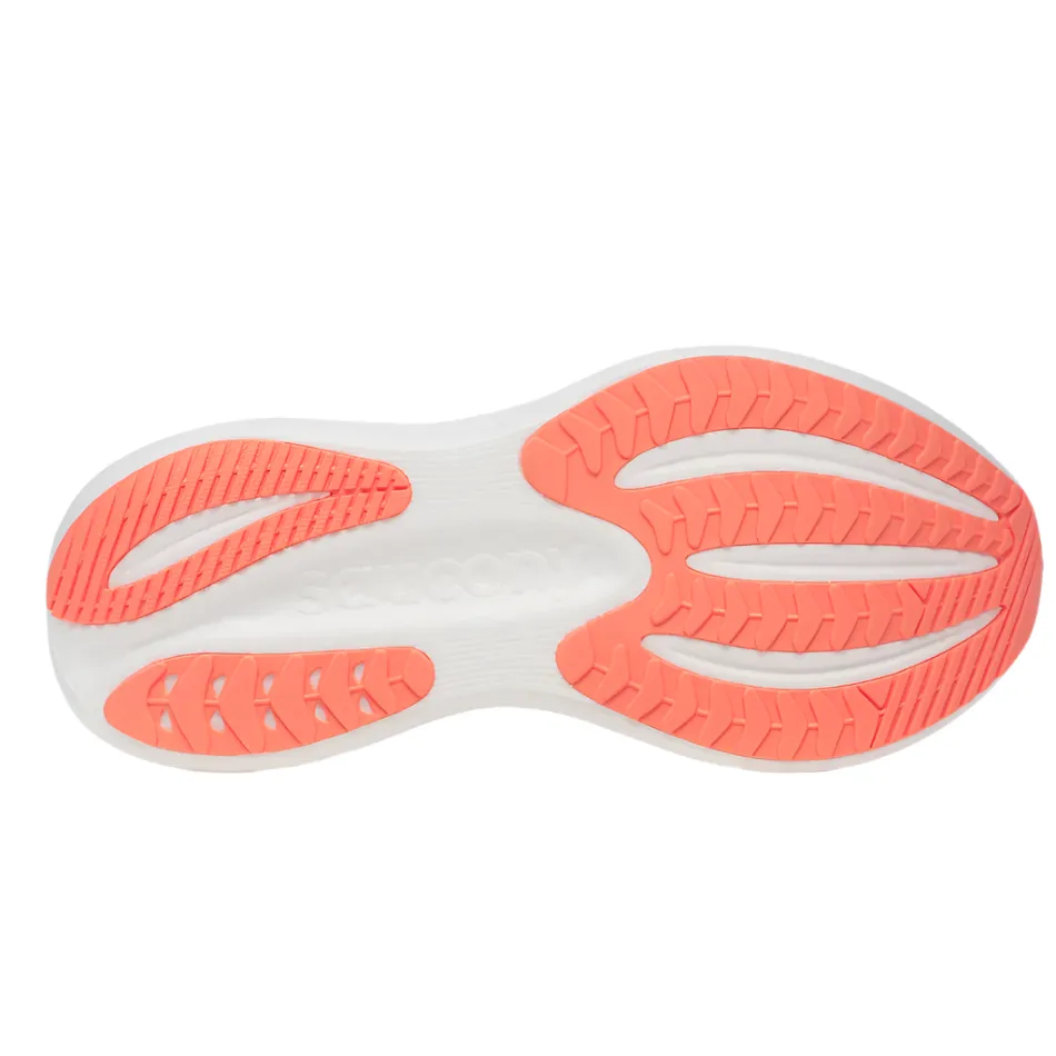 Maximum look Saucony Women's Triumph 23 Running Shoes in White/Wistful - Online Exclusive