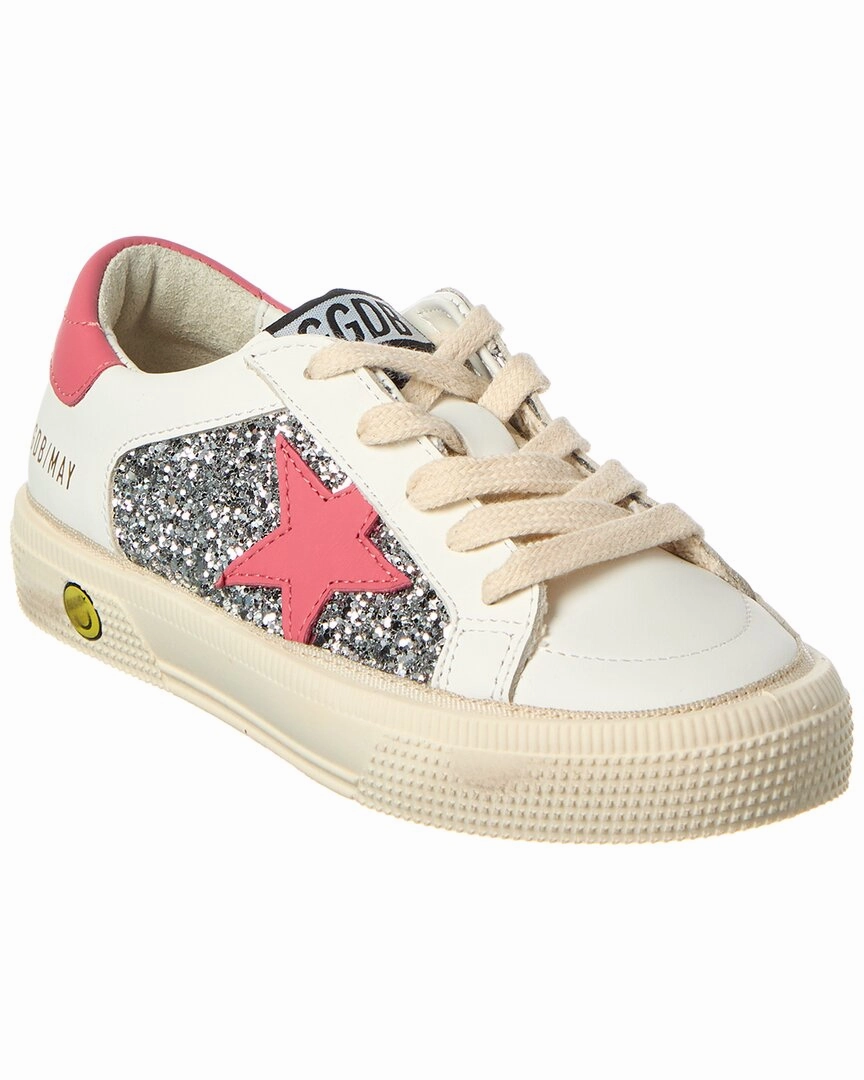 Golden Goose May Leather & Glitter Sneaker Sport Influence