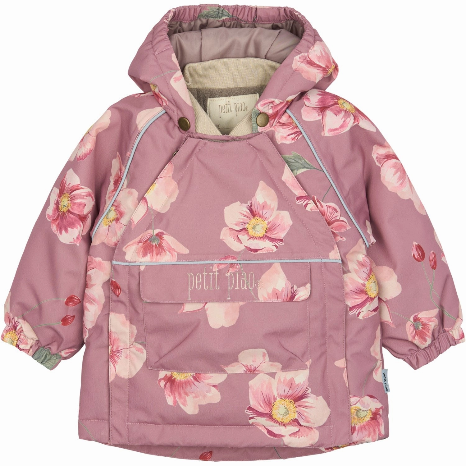 Petit Piao Autumn Anemone AOP PPDard Winter Jacket Ergonomic Seams Double Layered