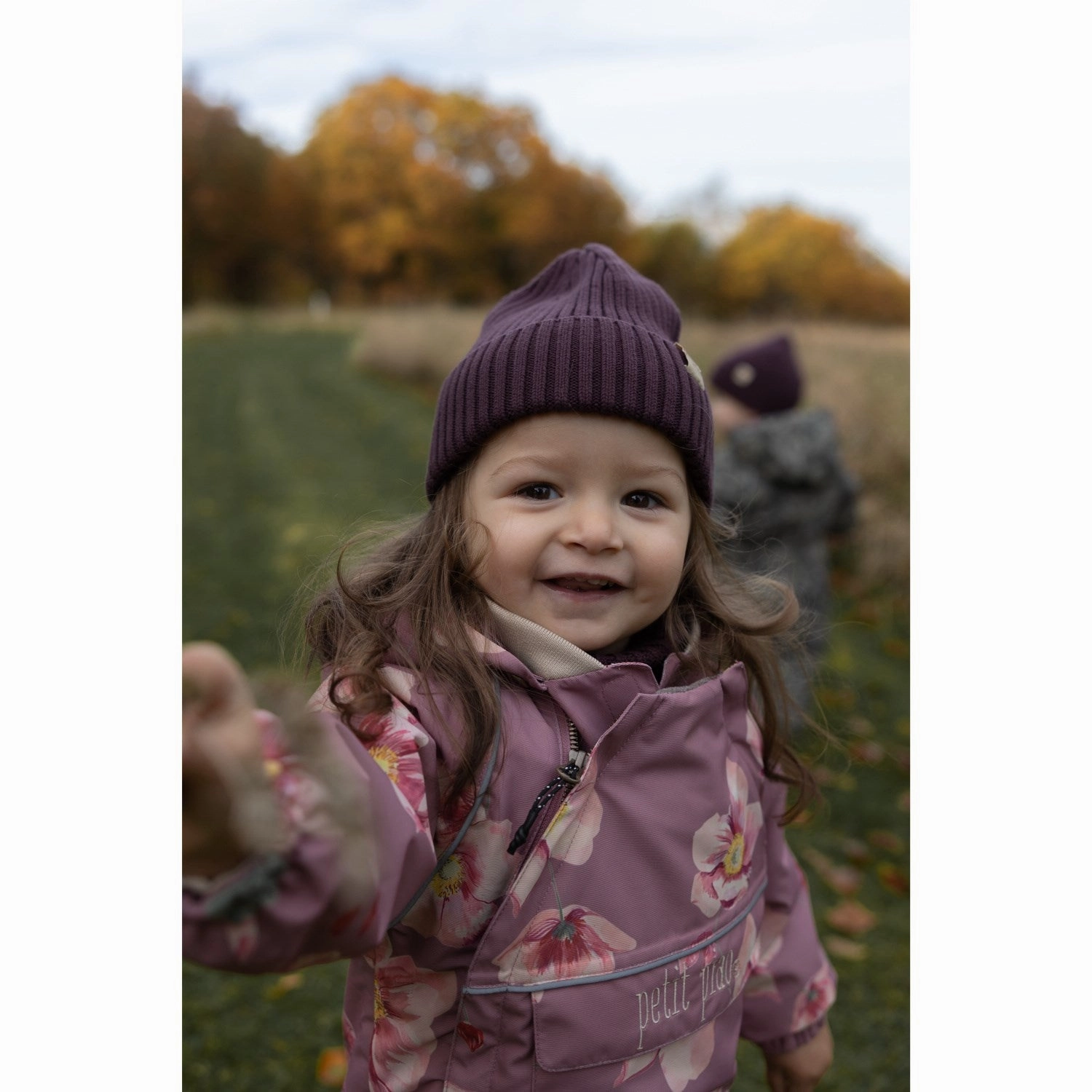 Petit Piao Autumn Anemone AOP PPDard Winter Jacket Reinforced Stitching