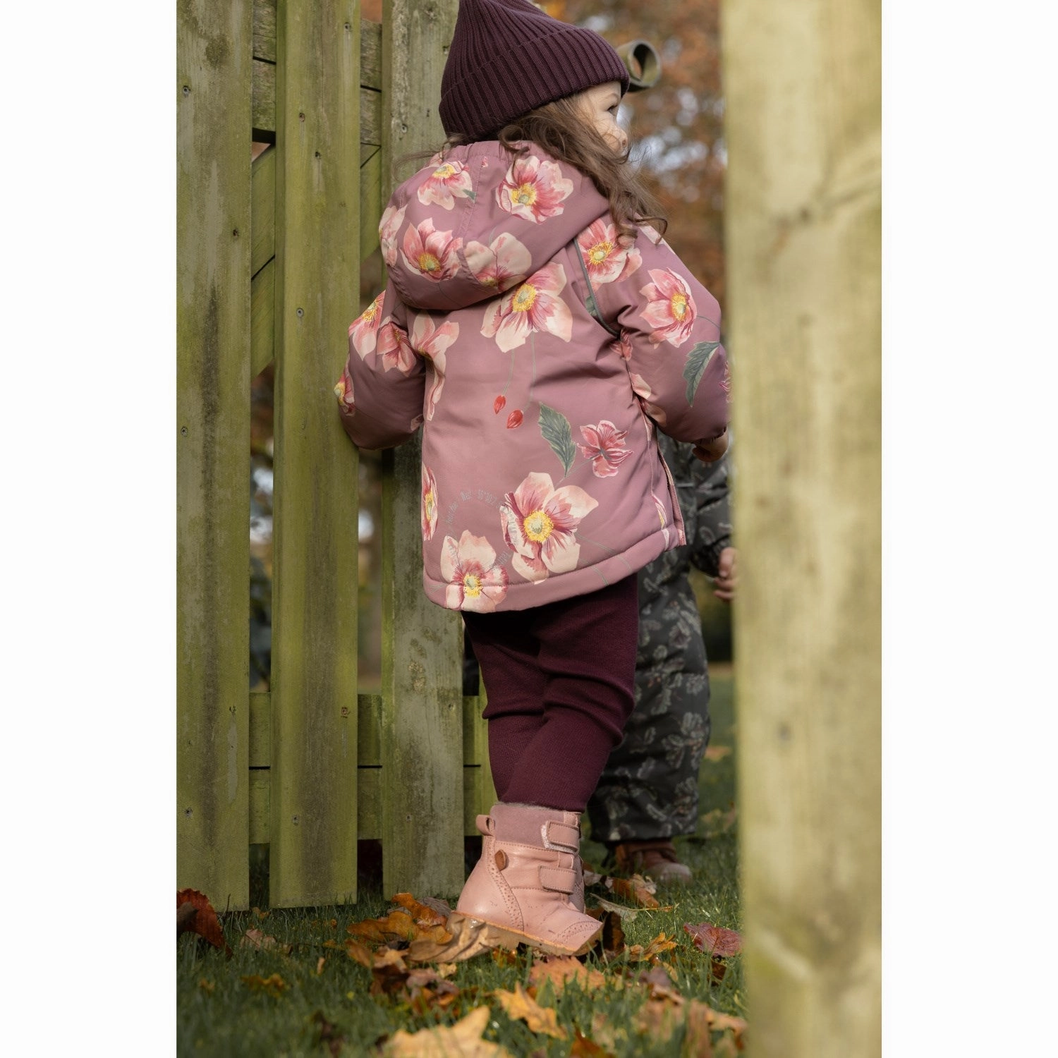 Petit Piao Autumn Anemone AOP PPDard Winter Jacket QuiltedPattern All Season Performance Weave