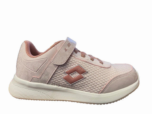 Single color Lotto Scarpa da ginnastica da bambina con laccio elastico e strappo 218184 9GC hushed violet-ash rose