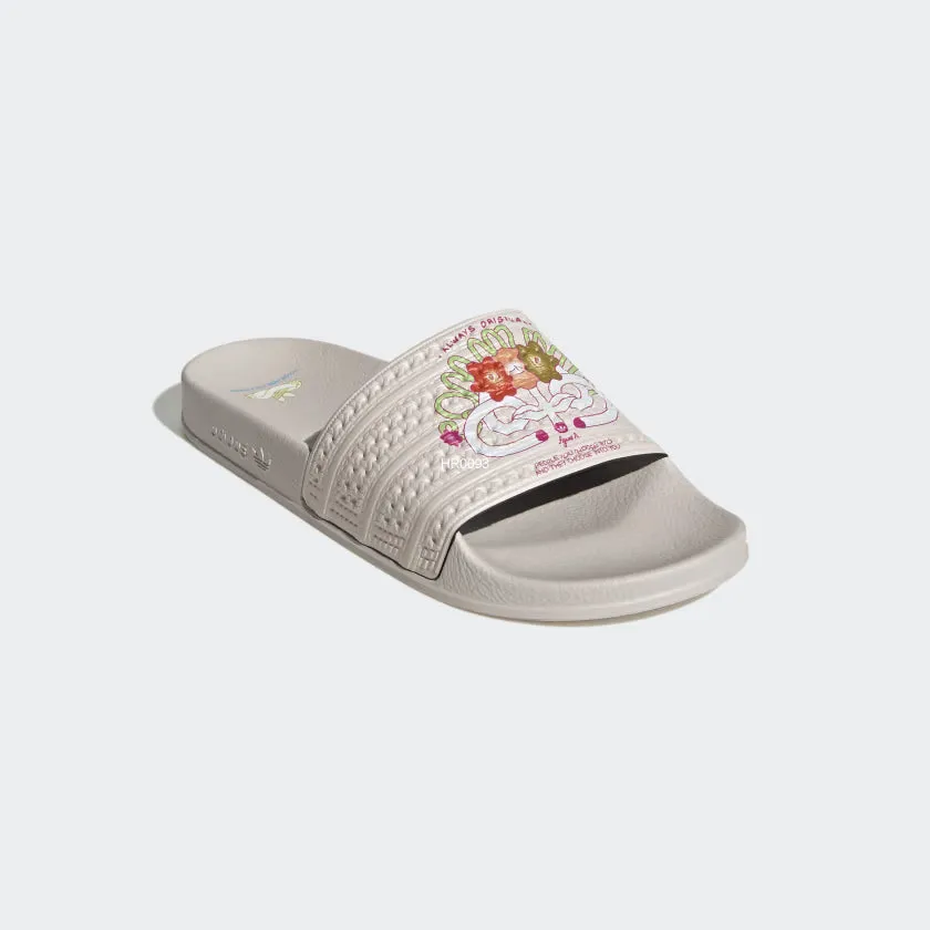 Adidas Adilette Slides Unisex Swim Sandals HR0093 agile shoes tassel - trimmed - design shoes