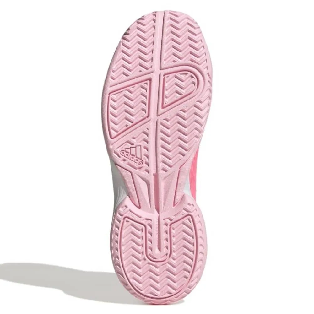 adidas adizero Club Junior Tennis Shoe (Beam Pink/Cloud White)