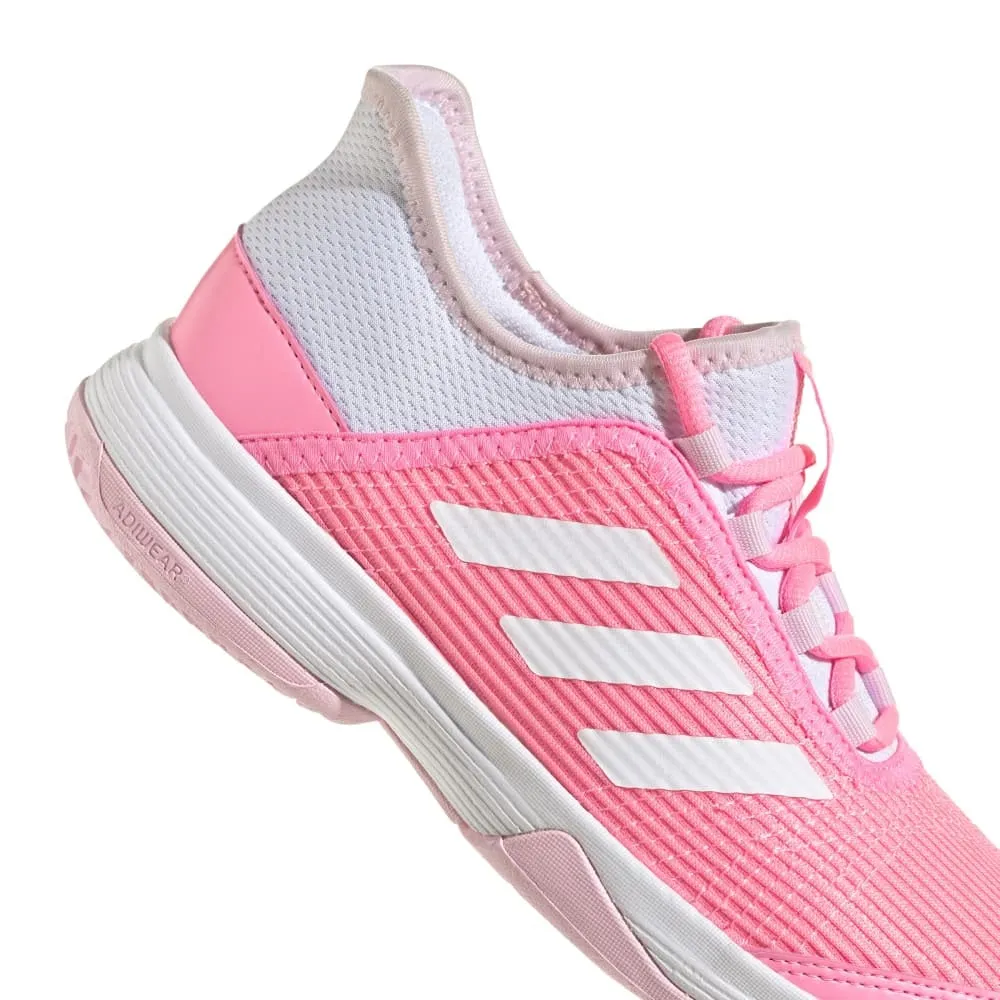adidas adizero Club Junior Tennis Shoe (Beam Pink/Cloud White)