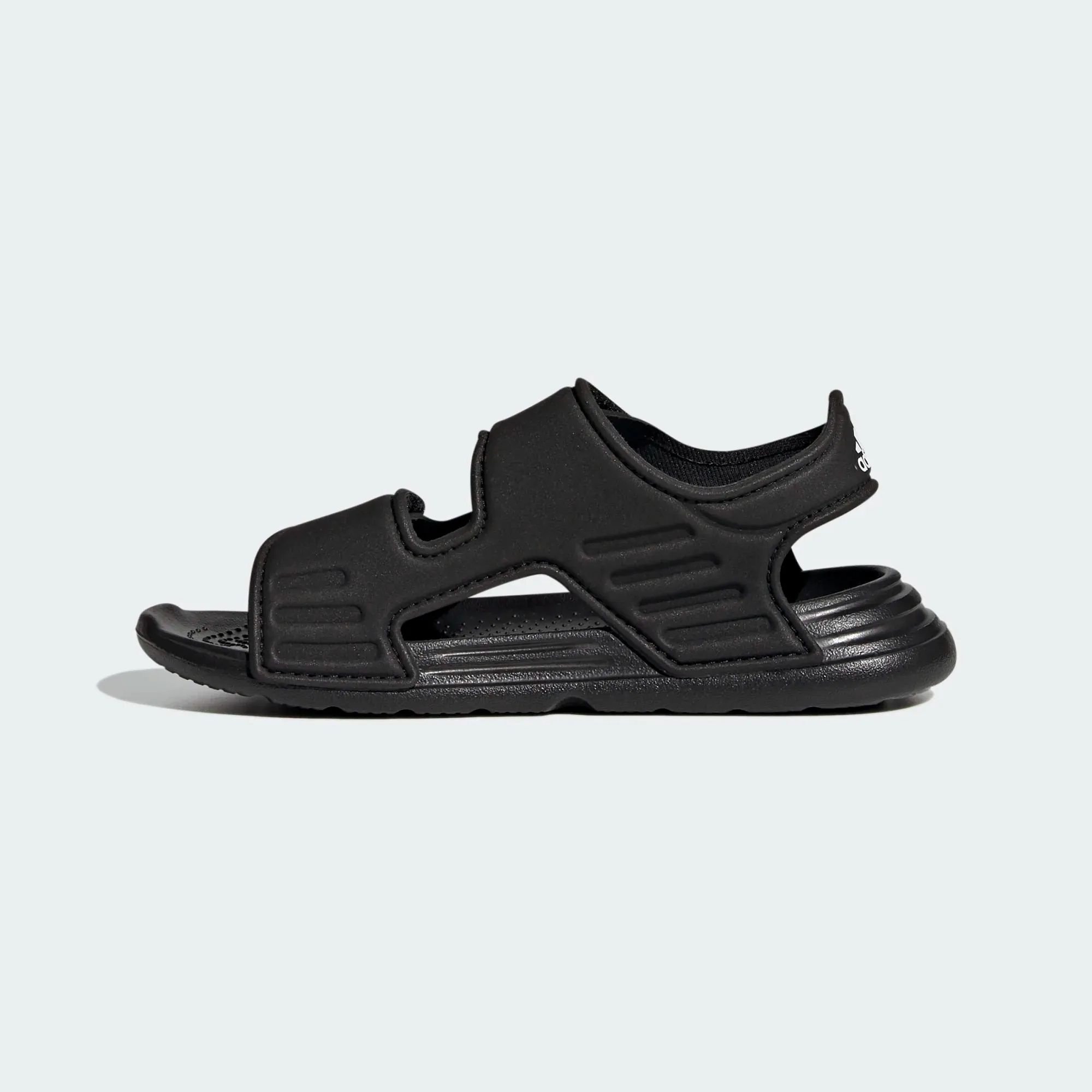ADIDAS ALTASWIM C GV7802 BLACK /WHITE / GREY KIDS SANDALS