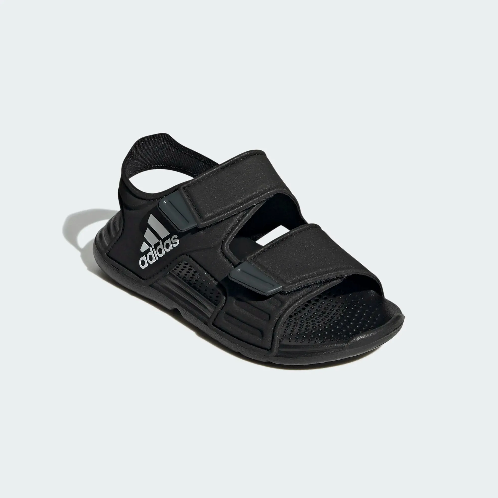 ADIDAS ALTASWIM C GV7802 BLACK /WHITE / GREY KIDS SANDALS