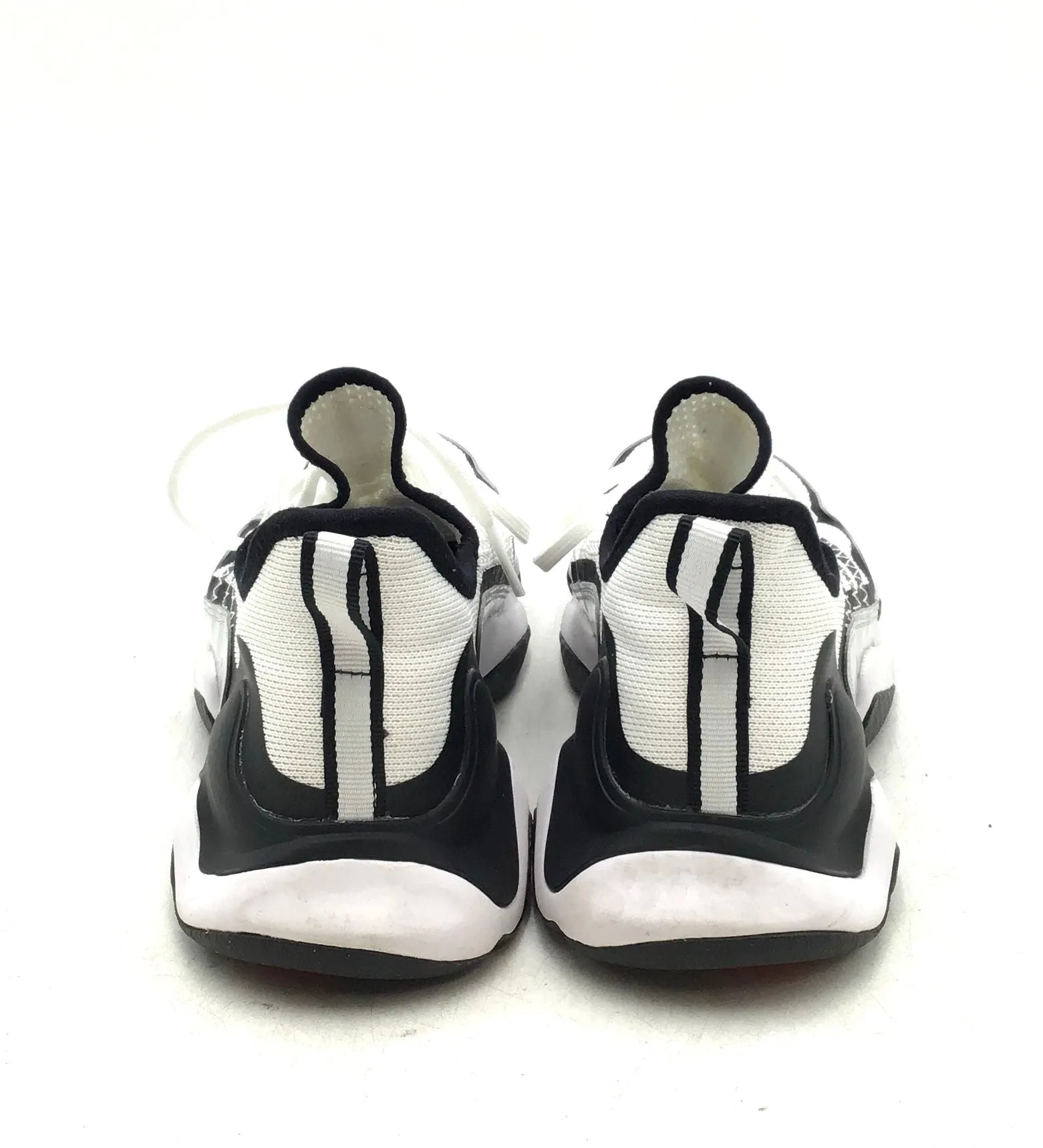 Adidas Men's SM Impact White Black Basketball Athletic Shoes - Size 8
