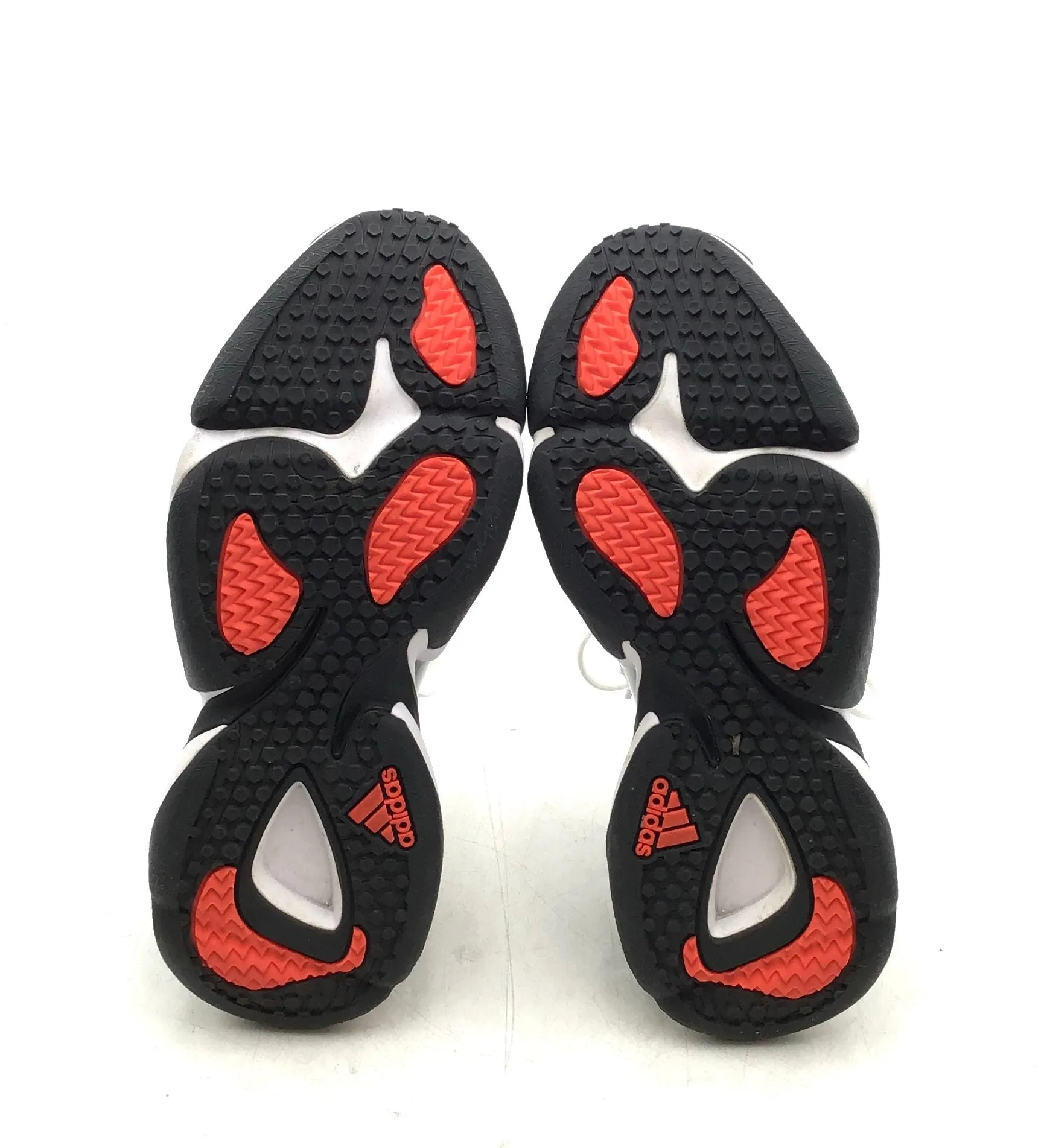 Adidas Men's SM Impact White Black Basketball Athletic Shoes - Size 8