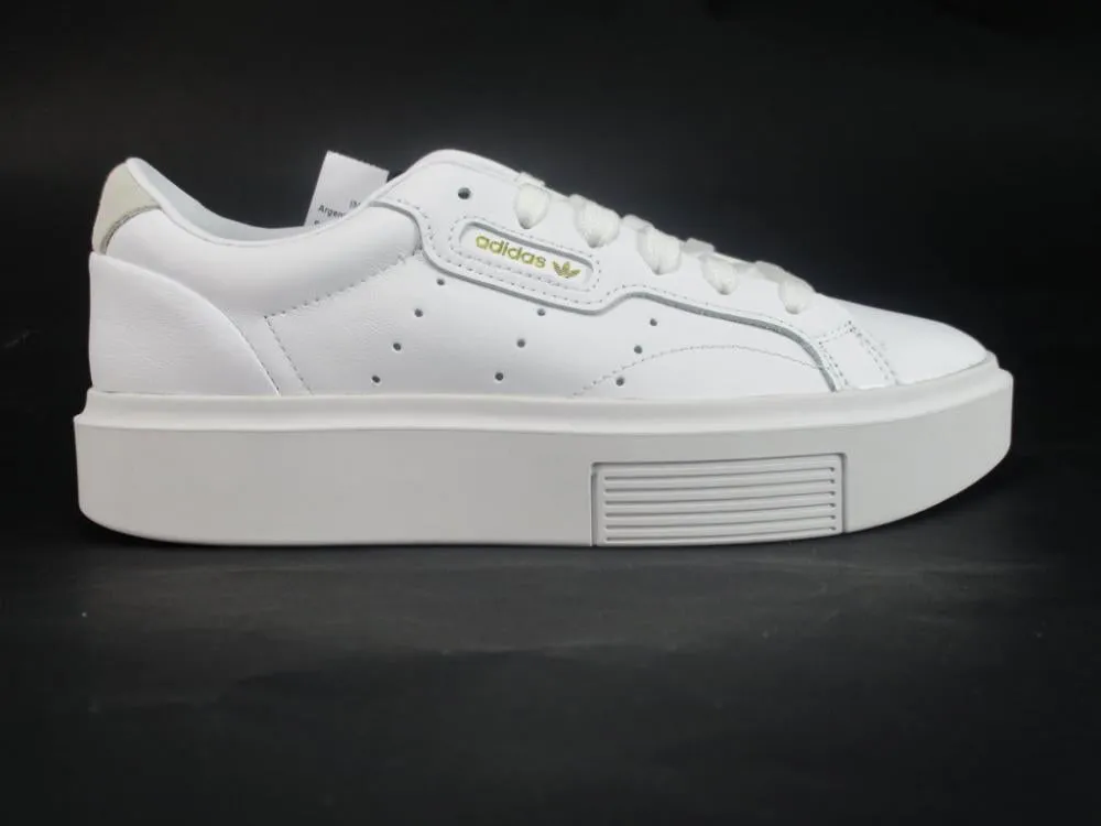 sunny - day running shoes Speed Walk Adidas Originals scarpa sneakers da donna con zeppa Sleek Super EF8858 bianco