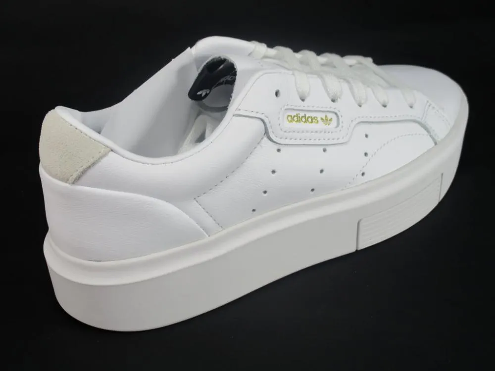touring biking shoes Adidas Originals scarpa sneakers da donna con zeppa Sleek Super EF8858 bianco