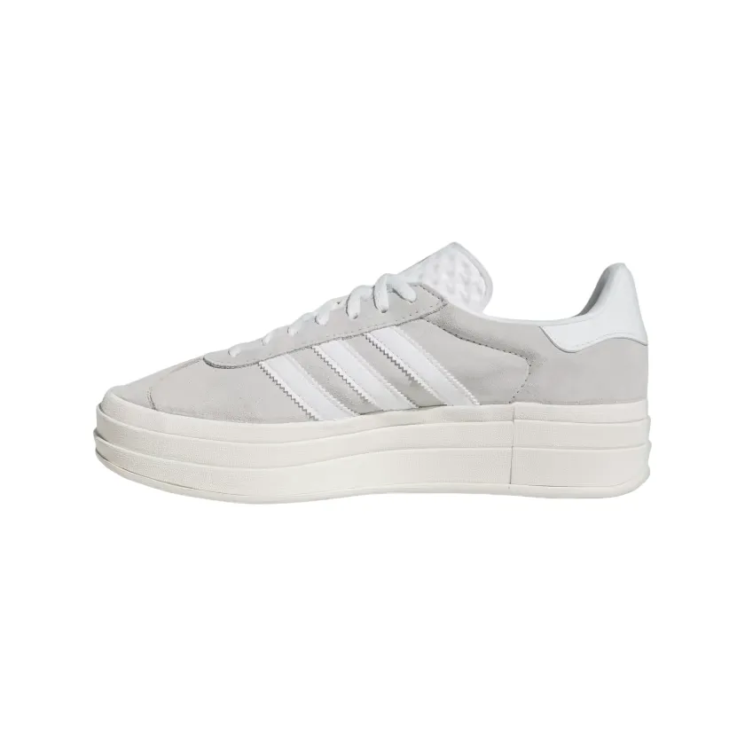 running - performance lightweight - design shoes Adidas Originals scarpa sneakers da donna Gazelle Bold HQ6893 grigio-bianco